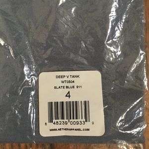 New In plastic Aether Apparel Deep V Tank